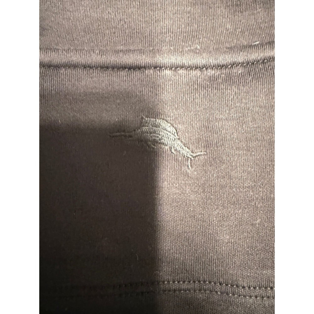 Tommy Bahama Mens 2XLB Black Quarter Zip Pullover Sweatshirt Mock Neck Knit - Picture 7 of 7